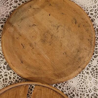 Lot 82: Antique Primitive Firkin Sugar Bucket (needs repair)