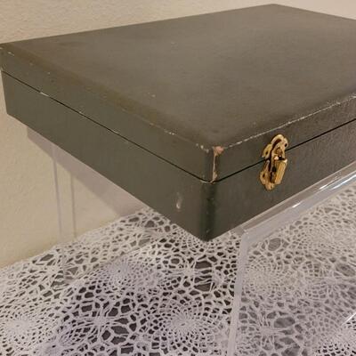 Lot 107: Mid Century Modern Sohnaco Stainless Flatware Set and storage box