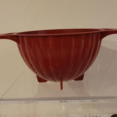 Lot 127: (2) Colanders. Steam Basket and Grater