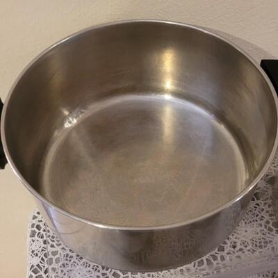 Lot 149: Copper Clad Revere Ware Pots & Pans Lot
