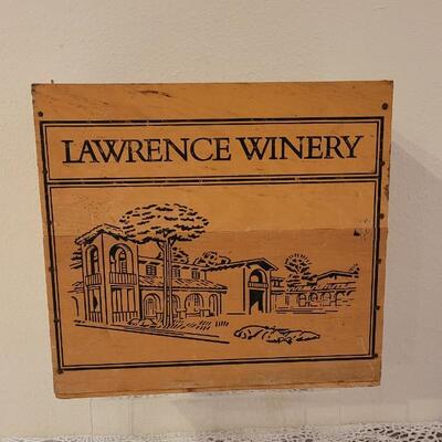 Lot 150: Vintage Wood Wine Crate