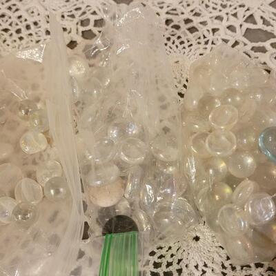 Lot 182: Glass Stones & Rocks for Floral Arrangements and Deco