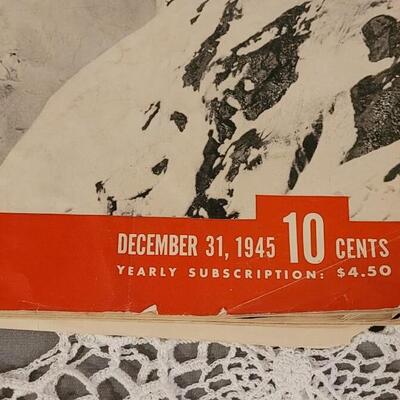 Lot 187: 1936 Collier's and 1945 LIFE Magazines