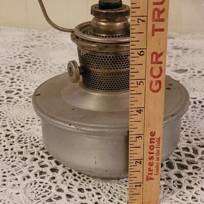 Lot 189: Vintage Aladdin Kerosene Metal Lamps (2)