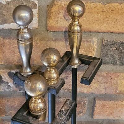 Lot 194: Vintage Fireplace Set