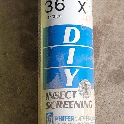 Lot 205: Insect Screen (new) and (2) Yellow Jacket Traps & Bait