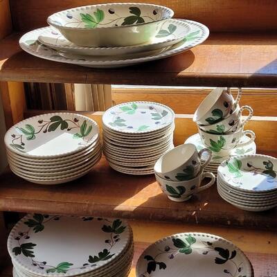 Lot 217: Blue Ridge China Set