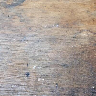 Lot 230: Vintage 3 Drawer Work Bench (Vises not included)