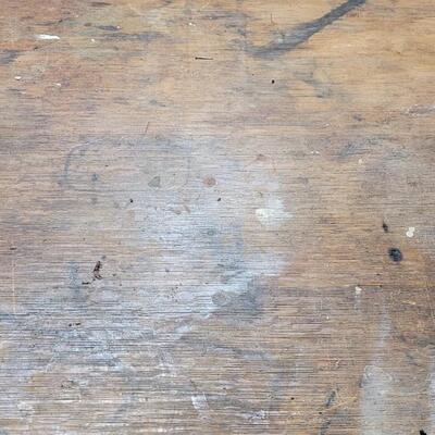 Lot 230: Vintage 3 Drawer Work Bench (Vises not included)