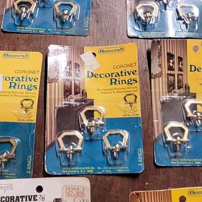 Lot 244: New in Package Decorative Rings