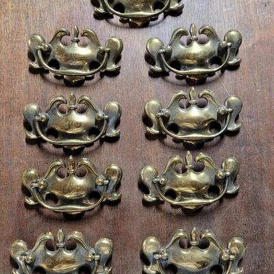 Lot 251: Furniture Brass Hardware Pulls