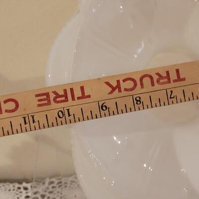 Lot 276: Vintage Milk Glass Shade