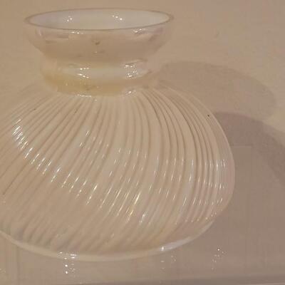 Lot 277: Vintage Milk Glass Shade