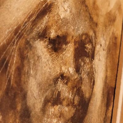 Lot 280: "Study in Watercolor 1" Artwork in Mat