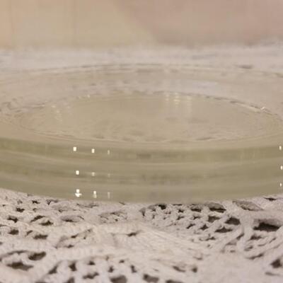 Lot 296: Vintage Glass Plates (made in Mexico), Glass Pitcher and Glass