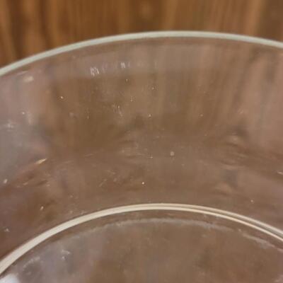Lot 296: Vintage Glass Plates (made in Mexico), Glass Pitcher and Glass