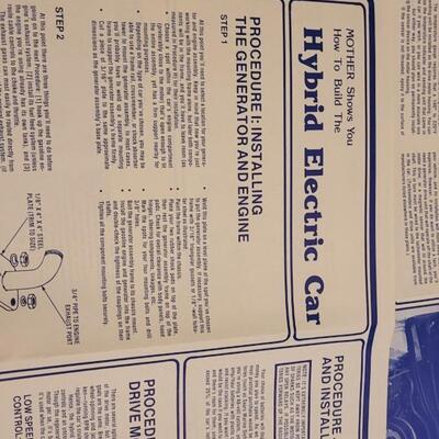 Lot 297: Vintage MOTHER'S Building and Electric Car Complete 4 Posters
