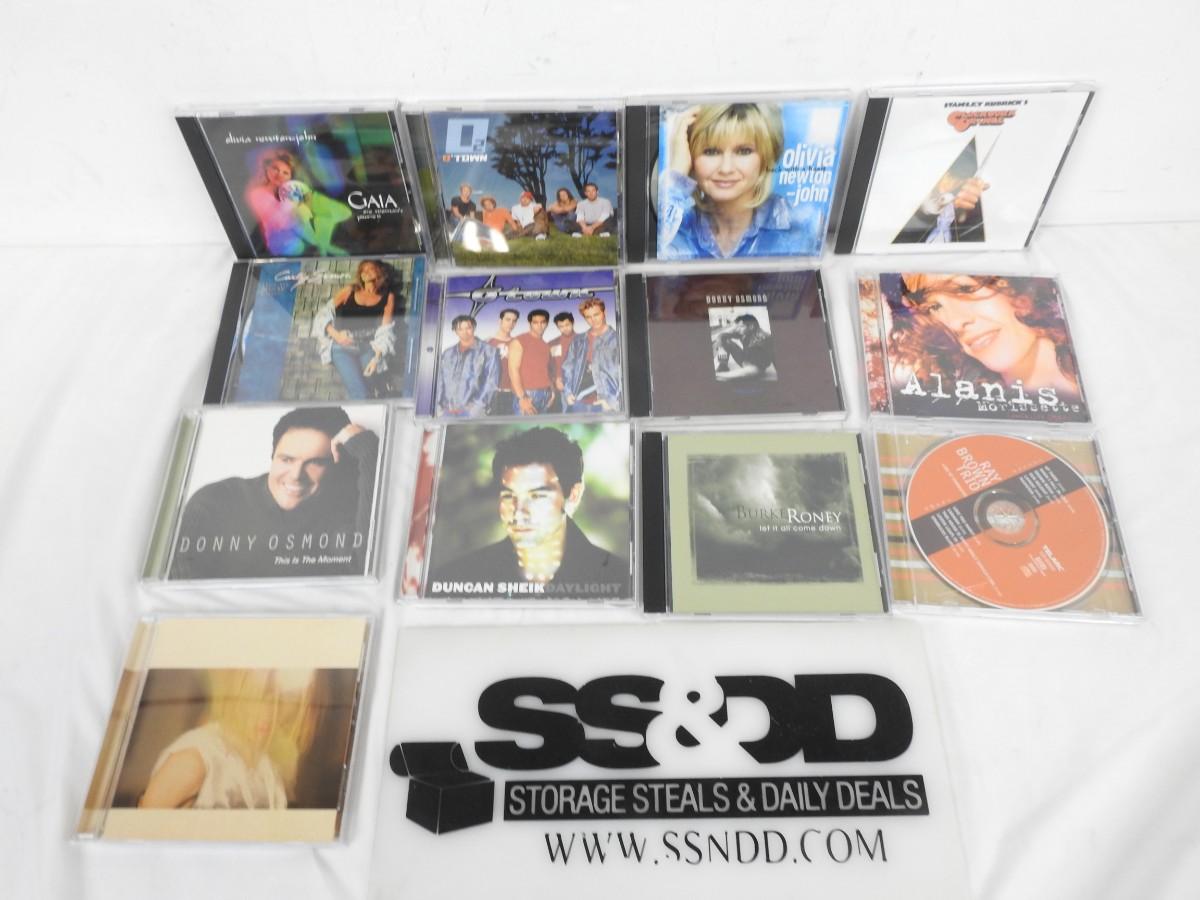 13 Music CD's, Burke Roney, Donny Osmond, Alanis Morrissette, Gaia ...
