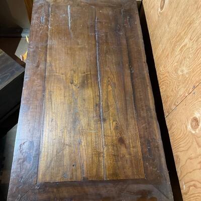 Asian carved table and chair