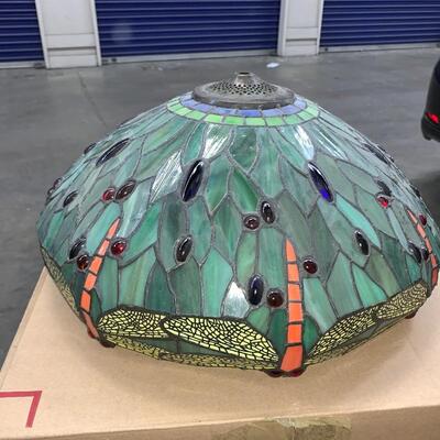 Glass Dragonfly lamp shade
