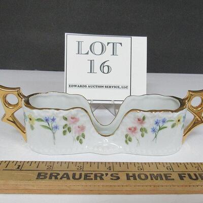 Vintage Hand Painted Spoon Holder