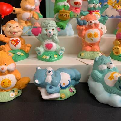 Lot 468: Vintage American Greeting Care Bear Figurines &  Children's Books