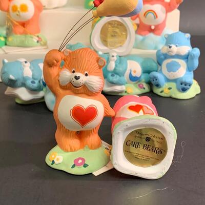Lot 468: Vintage American Greeting Care Bear Figurines &  Children's Books