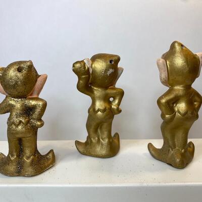 Lot 345: Vintage Japan Christmas Elves, Pixies