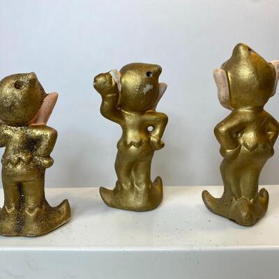 Lot 345: Vintage Japan Christmas Elves, Pixies