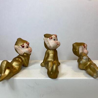 Lot 345: Vintage Japan Christmas Elves, Pixies