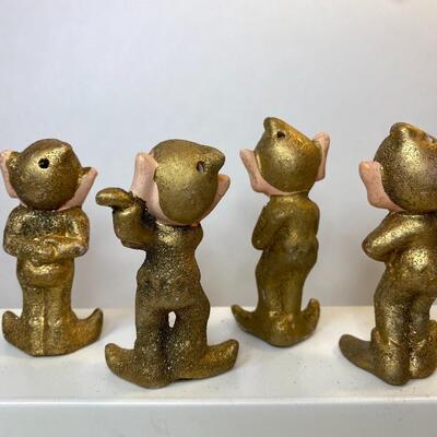 Lot 345: Vintage Japan Christmas Elves, Pixies