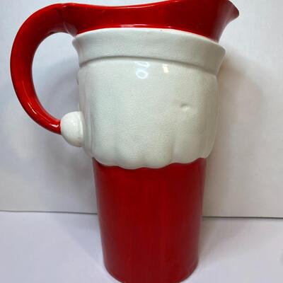 Lot 379: Hard to Find 1960 Howard Holt Vintage Santa Pitcher and Mugs