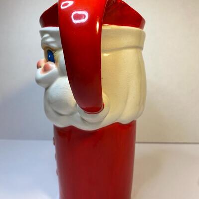 Lot 379: Hard to Find 1960 Howard Holt Vintage Santa Pitcher and Mugs