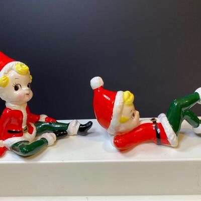 Lot 389: Vintage Christmas Pixies.