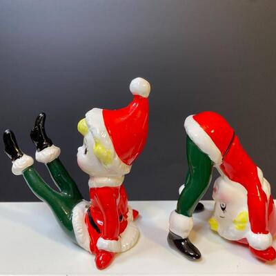 Lot 389: Vintage Christmas Pixies.