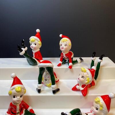 Lot 389: Vintage Christmas Pixies.