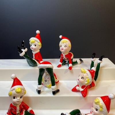 Lot 389: Vintage Christmas Pixies.