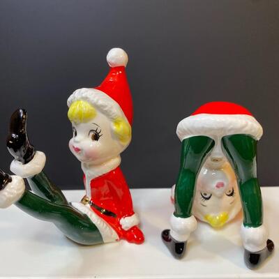 Lot 389: Vintage Christmas Pixies.