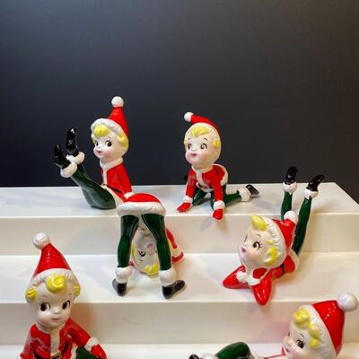 Lot 389: Vintage Christmas Pixies.