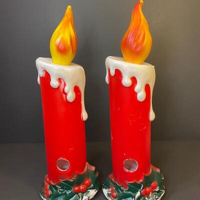 Lot 397: Vintage Candle Blow Molds (Table Top/ Mantle size)