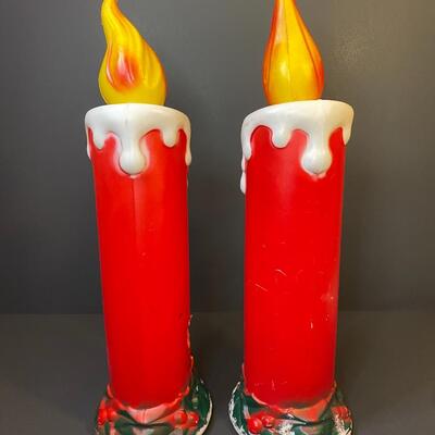 Lot 397: Vintage Candle Blow Molds (Table Top/ Mantle size)