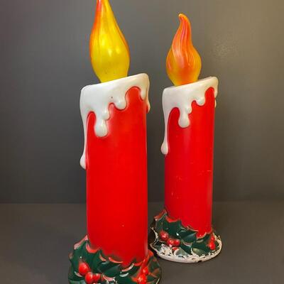 Lot 397: Vintage Candle Blow Molds (Table Top/ Mantle size)