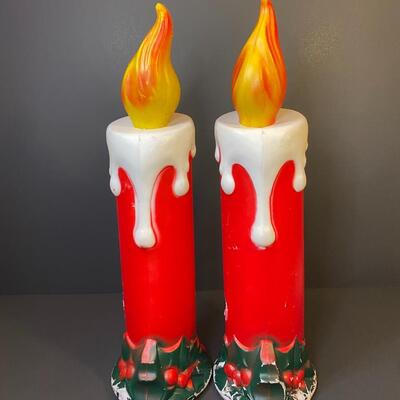 Lot 397: Vintage Candle Blow Molds (Table Top/ Mantle size)