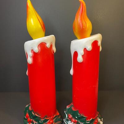 Lot 397: Vintage Candle Blow Molds (Table Top/ Mantle size)