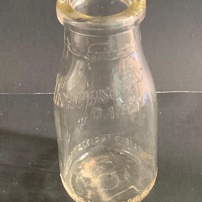 Lot 23: Vintage Local Milk Bottles & Rare Aluminum Caps