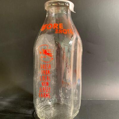 Lot 23: Vintage Local Milk Bottles & Rare Aluminum Caps