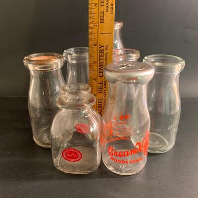 Lot 23: Vintage Local Milk Bottles & Rare Aluminum Caps