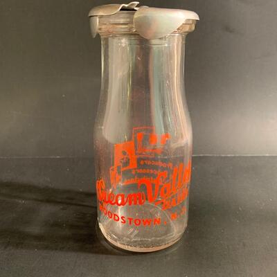Lot 23: Vintage Local Milk Bottles & Rare Aluminum Caps