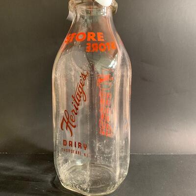 Lot 23: Vintage Local Milk Bottles & Rare Aluminum Caps
