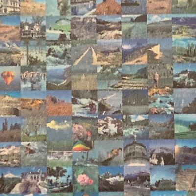 Lot 160: New Puzzles: Peacock, Water Fall  & Hot Air Balloon Photomosaic (Great Gifts!)